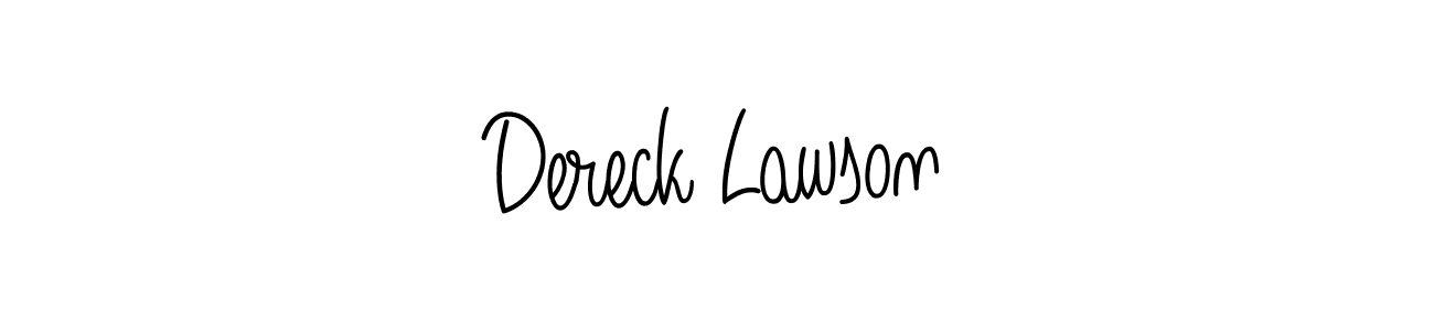 This is the best signature style for the Dereck Lawson name. Also you like these signature font (Angelique-Rose-font-FFP). Mix name signature. Dereck Lawson signature style 5 images and pictures png