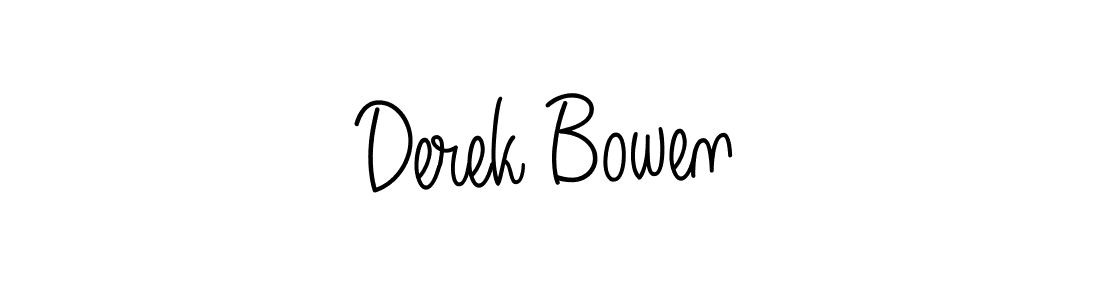Also we have Derek Bowen name is the best signature style. Create professional handwritten signature collection using Angelique-Rose-font-FFP autograph style. Derek Bowen signature style 5 images and pictures png