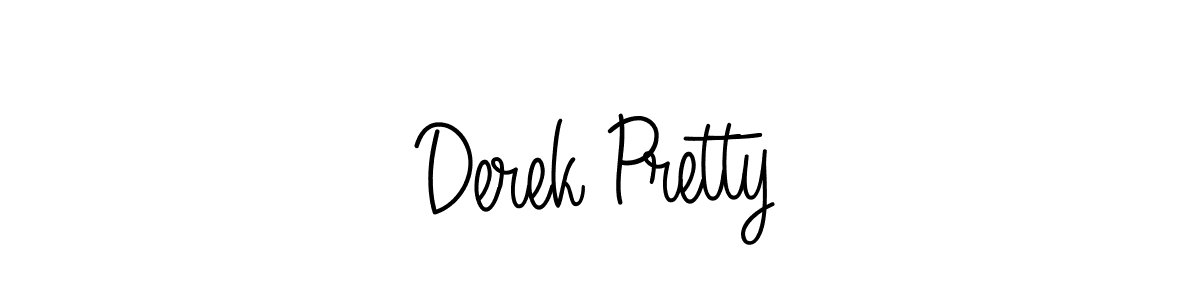 Design your own signature with our free online signature maker. With this signature software, you can create a handwritten (Angelique-Rose-font-FFP) signature for name Derek Pretty. Derek Pretty signature style 5 images and pictures png