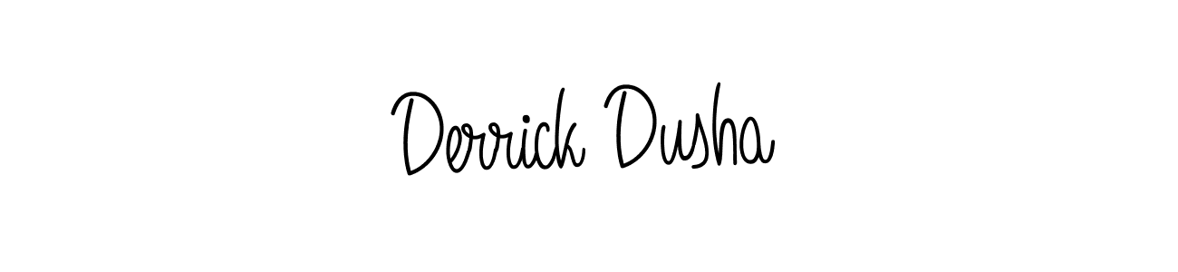 It looks lik you need a new signature style for name Derrick Dusha. Design unique handwritten (Angelique-Rose-font-FFP) signature with our free signature maker in just a few clicks. Derrick Dusha signature style 5 images and pictures png