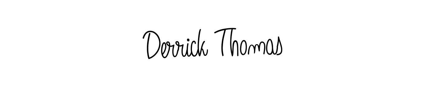 How to make Derrick Thomas name signature. Use Angelique-Rose-font-FFP style for creating short signs online. This is the latest handwritten sign. Derrick Thomas signature style 5 images and pictures png