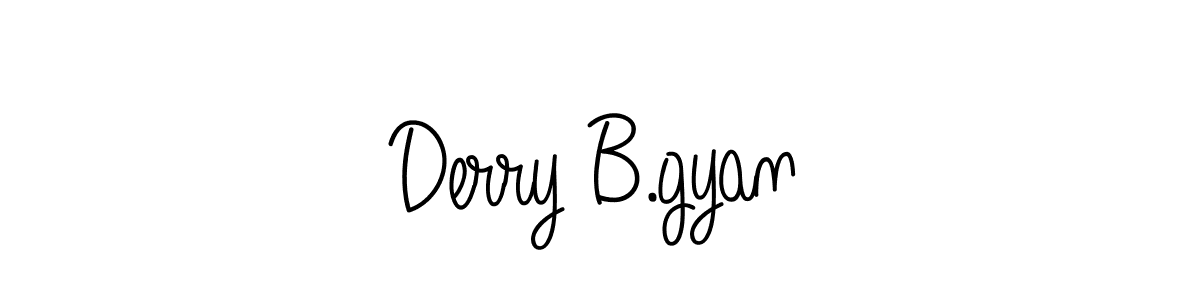How to Draw Derry B.gyan signature style? Angelique-Rose-font-FFP is a latest design signature styles for name Derry B.gyan. Derry B.gyan signature style 5 images and pictures png