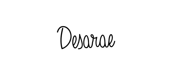 Make a beautiful signature design for name Desarae. Use this online signature maker to create a handwritten signature for free. Desarae signature style 5 images and pictures png