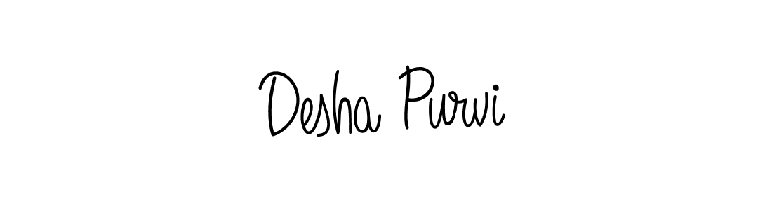 See photos of Desha Purvi official signature by Spectra . Check more albums & portfolios. Read reviews & check more about Angelique-Rose-font-FFP font. Desha Purvi signature style 5 images and pictures png
