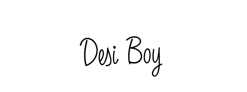 How to make Desi Boy name signature. Use Angelique-Rose-font-FFP style for creating short signs online. This is the latest handwritten sign. Desi Boy signature style 5 images and pictures png