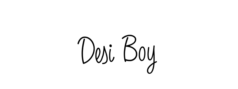 How to make Desi Boy name signature. Use Angelique-Rose-font-FFP style for creating short signs online. This is the latest handwritten sign. Desi Boy signature style 5 images and pictures png