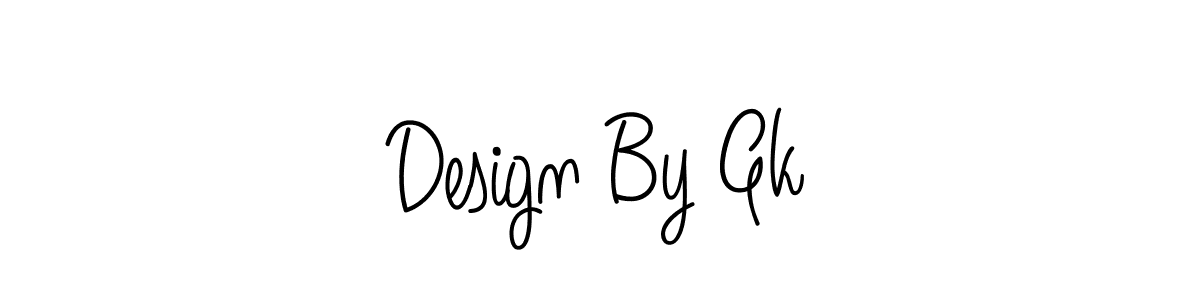 Also You can easily find your signature by using the search form. We will create Design By Gk name handwritten signature images for you free of cost using Angelique-Rose-font-FFP sign style. Design By Gk signature style 5 images and pictures png