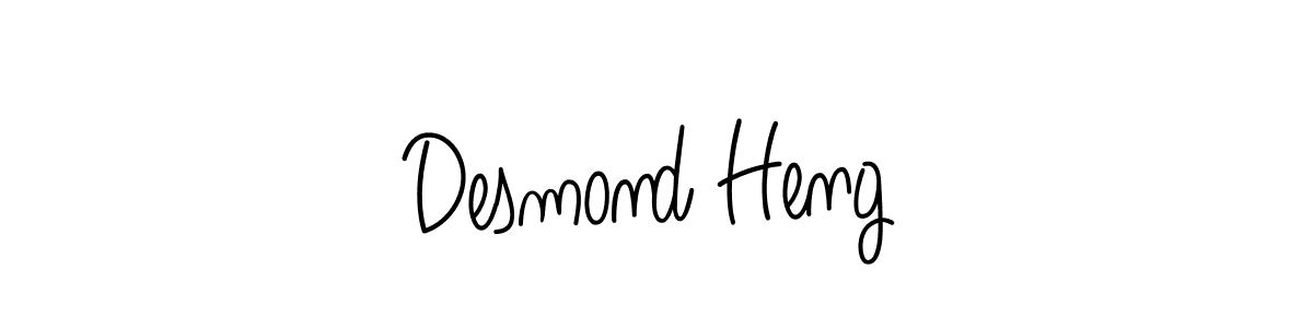 This is the best signature style for the Desmond Heng name. Also you like these signature font (Angelique-Rose-font-FFP). Mix name signature. Desmond Heng signature style 5 images and pictures png