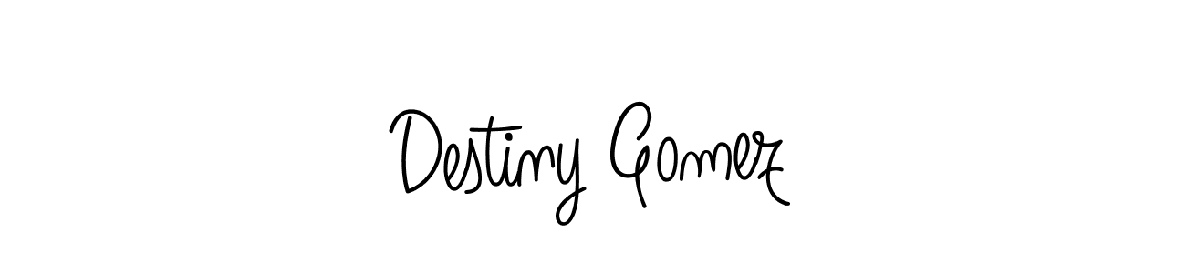 Make a beautiful signature design for name Destiny Gomez. Use this online signature maker to create a handwritten signature for free. Destiny Gomez signature style 5 images and pictures png
