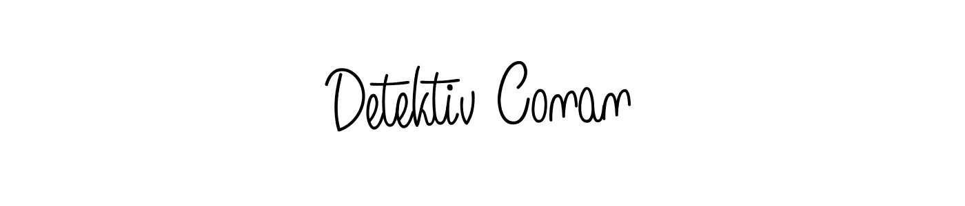 How to make Detektiv Conan signature? Angelique-Rose-font-FFP is a professional autograph style. Create handwritten signature for Detektiv Conan name. Detektiv Conan signature style 5 images and pictures png