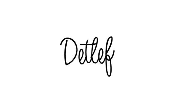 Also we have Detlef name is the best signature style. Create professional handwritten signature collection using Angelique-Rose-font-FFP autograph style. Detlef signature style 5 images and pictures png