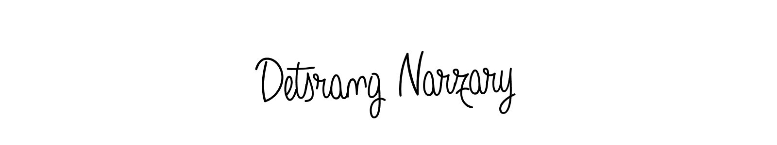 Detsrang Narzary stylish signature style. Best Handwritten Sign (Angelique-Rose-font-FFP) for my name. Handwritten Signature Collection Ideas for my name Detsrang Narzary. Detsrang Narzary signature style 5 images and pictures png