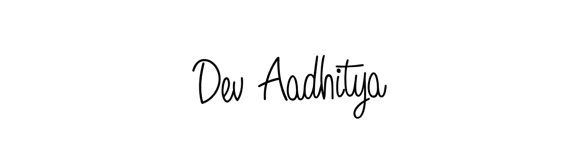 Angelique-Rose-font-FFP is a professional signature style that is perfect for those who want to add a touch of class to their signature. It is also a great choice for those who want to make their signature more unique. Get Dev Aadhitya name to fancy signature for free. Dev Aadhitya signature style 5 images and pictures png