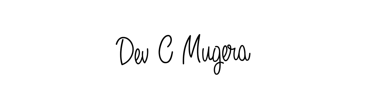 How to Draw Dev C Mugera signature style? Angelique-Rose-font-FFP is a latest design signature styles for name Dev C Mugera. Dev C Mugera signature style 5 images and pictures png