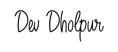 The Angelique-Rose-font-FFP handwriting style adds charm and authenticity to name Dev Dholpur. A wonderful choice for personal thank-you notes. Dev Dholpur signature style 5 images and pictures png
