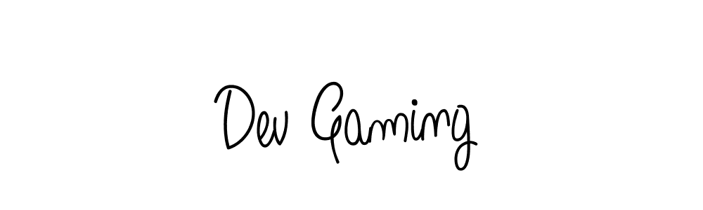 Also we have Dev Gaming name is the best signature style. Create professional handwritten signature collection using Angelique-Rose-font-FFP autograph style. Dev Gaming signature style 5 images and pictures png