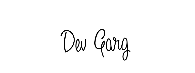 Check out images of Autograph of Dev Garg name. Actor Dev Garg Signature Style. Angelique-Rose-font-FFP is a professional sign style online. Dev Garg signature style 5 images and pictures png