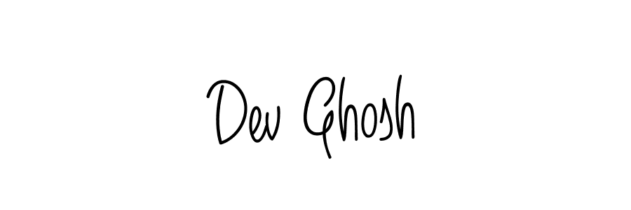 Make a beautiful signature design for name Dev Ghosh. Use this online signature maker to create a handwritten signature for free. Dev Ghosh signature style 5 images and pictures png