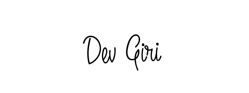 Also we have Dev Giri name is the best signature style. Create professional handwritten signature collection using Angelique-Rose-font-FFP autograph style. Dev Giri signature style 5 images and pictures png