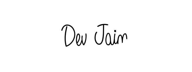 How to make Dev Jain signature? Angelique-Rose-font-FFP is a professional autograph style. Create handwritten signature for Dev Jain name. Dev Jain signature style 5 images and pictures png