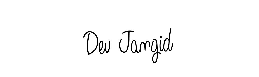Angelique-Rose-font-FFP is a professional signature style that is perfect for those who want to add a touch of class to their signature. It is also a great choice for those who want to make their signature more unique. Get Dev Jangid name to fancy signature for free. Dev Jangid signature style 5 images and pictures png