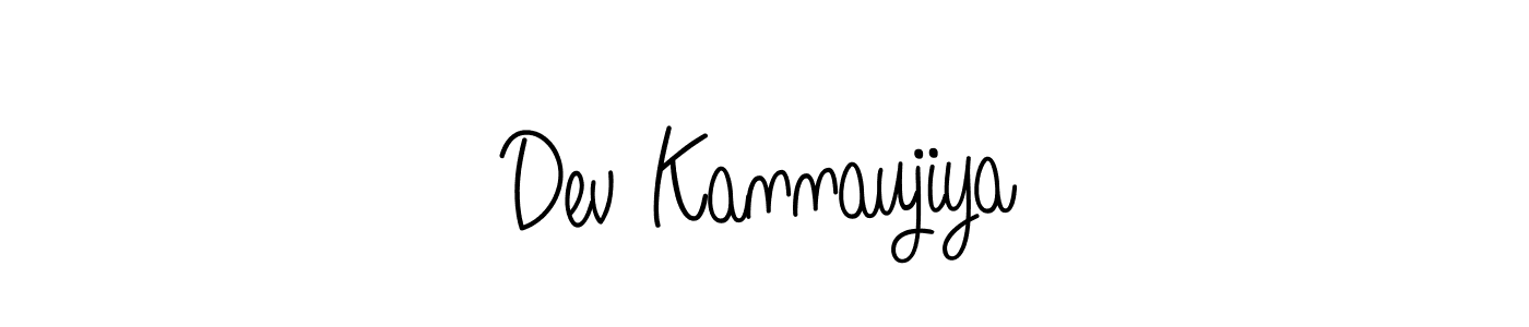 Angelique-Rose-font-FFP is a professional signature style that is perfect for those who want to add a touch of class to their signature. It is also a great choice for those who want to make their signature more unique. Get Dev Kannaujiya name to fancy signature for free. Dev Kannaujiya signature style 5 images and pictures png