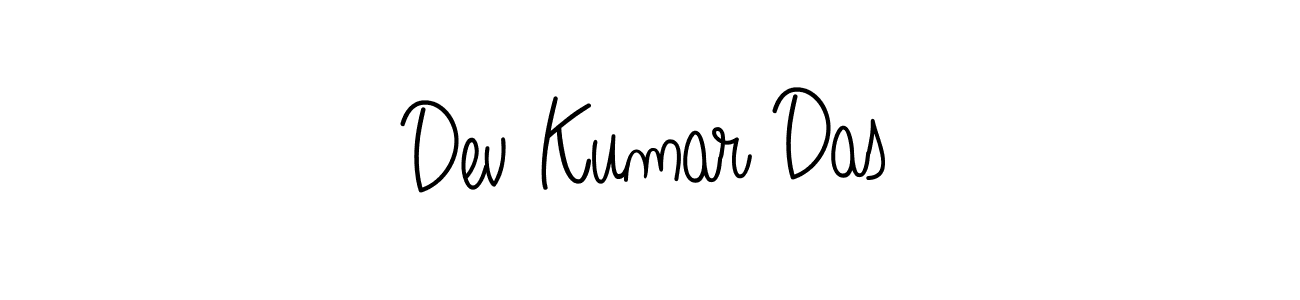 Create a beautiful signature design for name Dev Kumar Das. With this signature (Angelique-Rose-font-FFP) fonts, you can make a handwritten signature for free. Dev Kumar Das signature style 5 images and pictures png