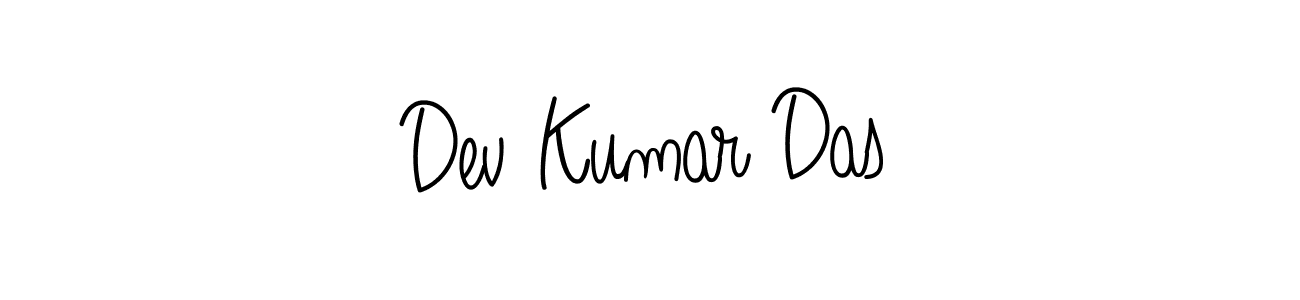 Make a beautiful signature design for name Dev Kumar Das. With this signature (Angelique-Rose-font-FFP) style, you can create a handwritten signature for free. Dev Kumar Das signature style 5 images and pictures png