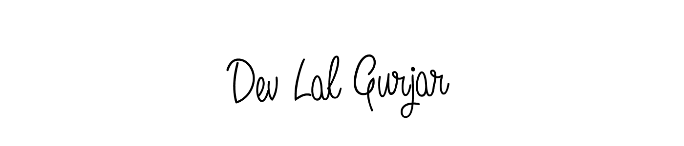 Best and Professional Signature Style for Dev Lal Gurjar. Angelique-Rose-font-FFP Best Signature Style Collection. Dev Lal Gurjar signature style 5 images and pictures png