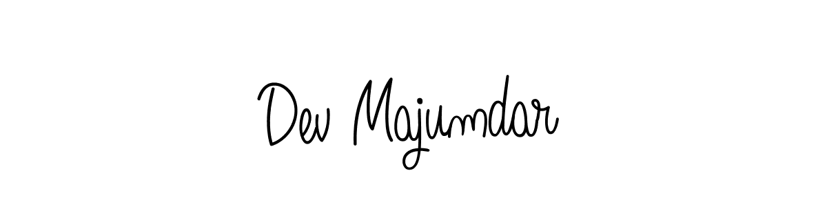 Create a beautiful signature design for name Dev Majumdar. With this signature (Angelique-Rose-font-FFP) fonts, you can make a handwritten signature for free. Dev Majumdar signature style 5 images and pictures png