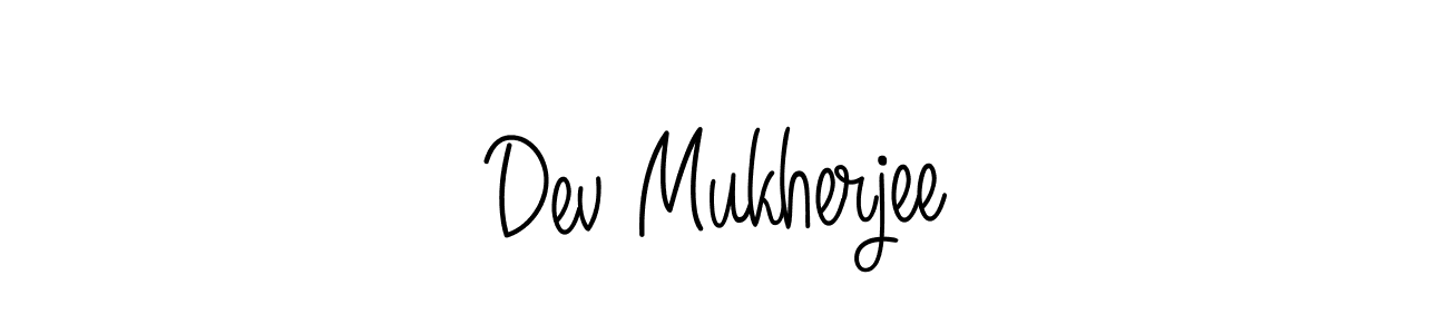 Also we have Dev Mukherjee name is the best signature style. Create professional handwritten signature collection using Angelique-Rose-font-FFP autograph style. Dev Mukherjee signature style 5 images and pictures png