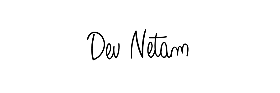 How to Draw Dev Netam signature style? Angelique-Rose-font-FFP is a latest design signature styles for name Dev Netam. Dev Netam signature style 5 images and pictures png