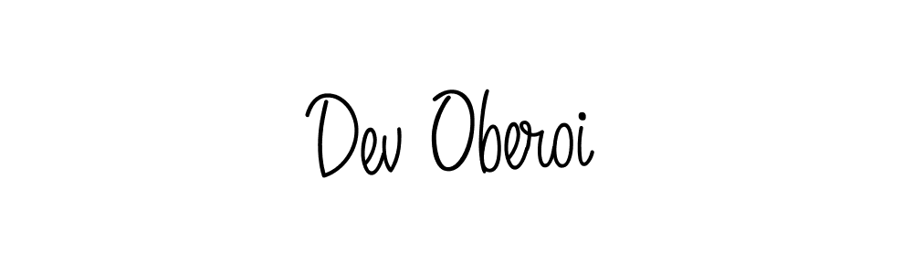 Angelique-Rose-font-FFP is a professional signature style that is perfect for those who want to add a touch of class to their signature. It is also a great choice for those who want to make their signature more unique. Get Dev Oberoi name to fancy signature for free. Dev Oberoi signature style 5 images and pictures png