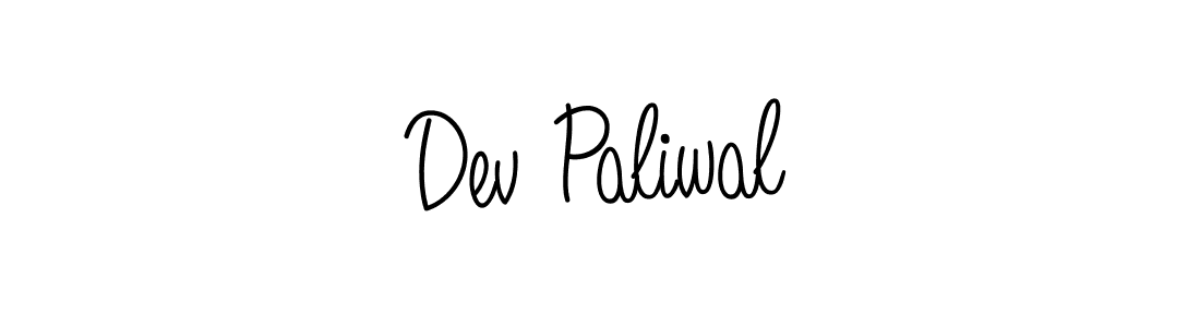 How to Draw Dev Paliwal signature style? Angelique-Rose-font-FFP is a latest design signature styles for name Dev Paliwal. Dev Paliwal signature style 5 images and pictures png