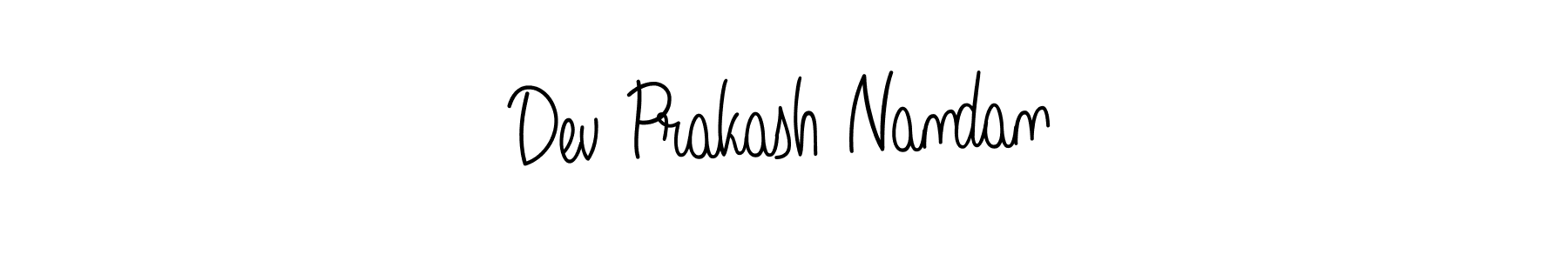 Make a short Dev Prakash Nandan signature style. Manage your documents anywhere anytime using Angelique-Rose-font-FFP. Create and add eSignatures, submit forms, share and send files easily. Dev Prakash Nandan signature style 5 images and pictures png