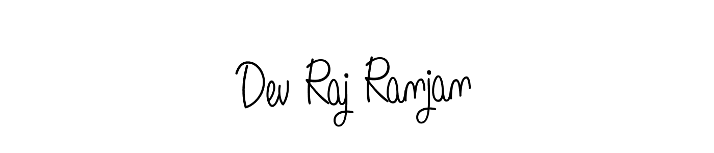 How to Draw Dev Raj Ranjan signature style? Angelique-Rose-font-FFP is a latest design signature styles for name Dev Raj Ranjan. Dev Raj Ranjan signature style 5 images and pictures png