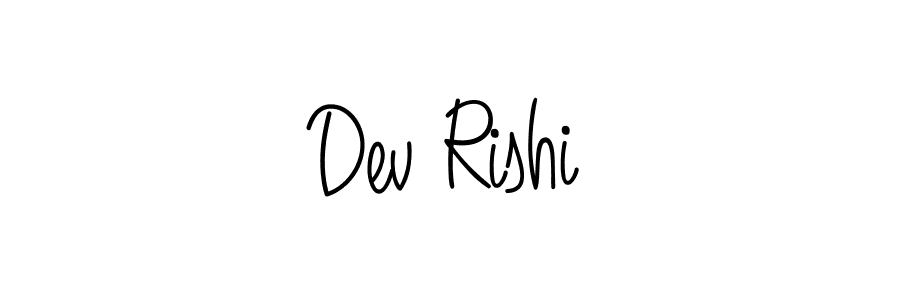 How to Draw Dev Rishi signature style? Angelique-Rose-font-FFP is a latest design signature styles for name Dev Rishi. Dev Rishi signature style 5 images and pictures png