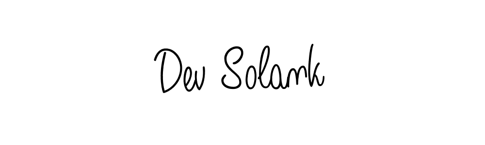 It looks lik you need a new signature style for name Dev Solank. Design unique handwritten (Angelique-Rose-font-FFP) signature with our free signature maker in just a few clicks. Dev Solank signature style 5 images and pictures png