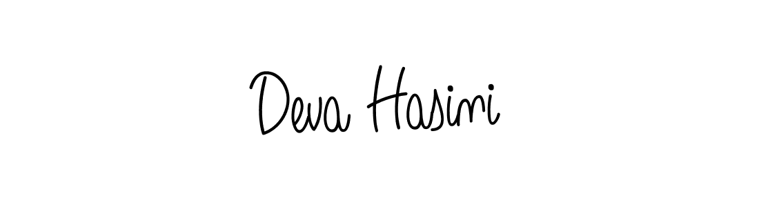 How to make Deva Hasini signature? Angelique-Rose-font-FFP is a professional autograph style. Create handwritten signature for Deva Hasini name. Deva Hasini signature style 5 images and pictures png