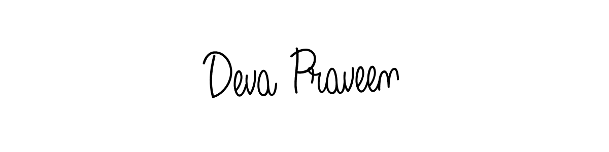 if you are searching for the best signature style for your name Deva Praveen. so please give up your signature search. here we have designed multiple signature styles  using Angelique-Rose-font-FFP. Deva Praveen signature style 5 images and pictures png