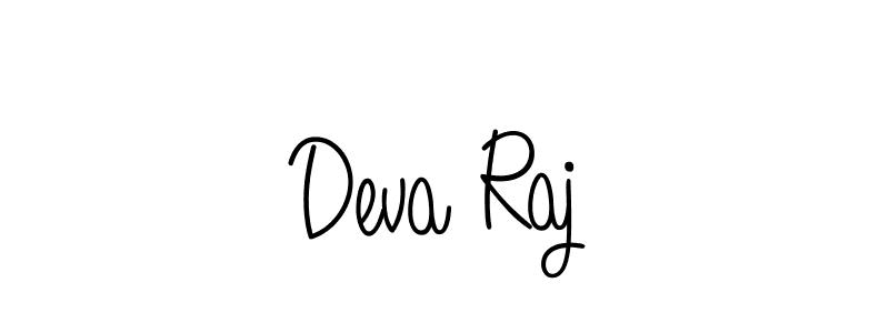 Design your own signature with our free online signature maker. With this signature software, you can create a handwritten (Angelique-Rose-font-FFP) signature for name Deva Raj. Deva Raj signature style 5 images and pictures png