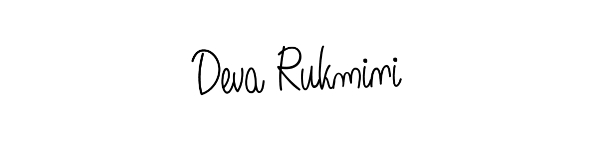 Make a beautiful signature design for name Deva Rukmini. Use this online signature maker to create a handwritten signature for free. Deva Rukmini signature style 5 images and pictures png