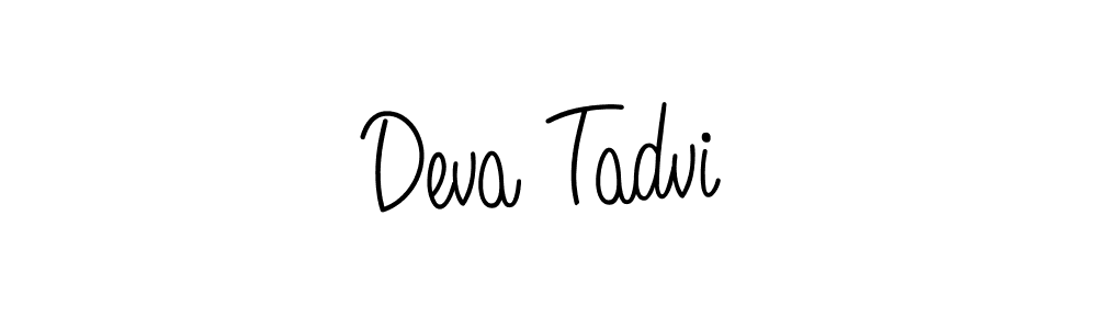 How to Draw Deva Tadvi signature style? Angelique-Rose-font-FFP is a latest design signature styles for name Deva Tadvi. Deva Tadvi signature style 5 images and pictures png