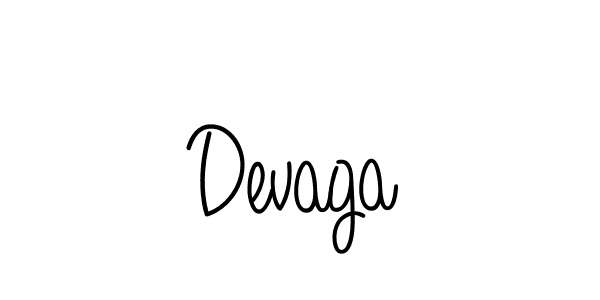 Use a signature maker to create a handwritten signature online. With this signature software, you can design (Angelique-Rose-font-FFP) your own signature for name Devaga. Devaga signature style 5 images and pictures png