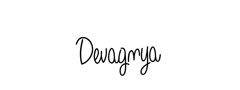 Devagnya stylish signature style. Best Handwritten Sign (Angelique-Rose-font-FFP) for my name. Handwritten Signature Collection Ideas for my name Devagnya. Devagnya signature style 5 images and pictures png