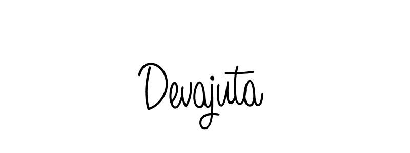 Angelique-Rose-font-FFP is a professional signature style that is perfect for those who want to add a touch of class to their signature. It is also a great choice for those who want to make their signature more unique. Get Devajuta name to fancy signature for free. Devajuta signature style 5 images and pictures png