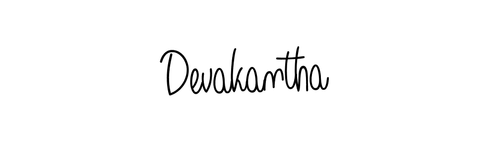 Also we have Devakantha name is the best signature style. Create professional handwritten signature collection using Angelique-Rose-font-FFP autograph style. Devakantha signature style 5 images and pictures png