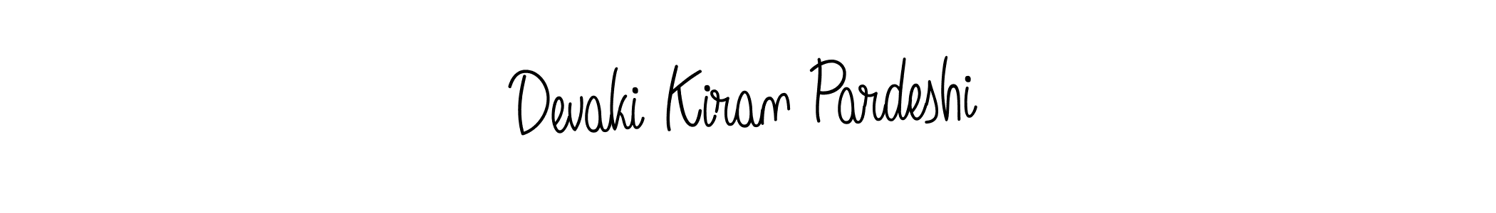 Make a beautiful signature design for name Devaki Kiran Pardeshi. Use this online signature maker to create a handwritten signature for free. Devaki Kiran Pardeshi signature style 5 images and pictures png