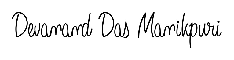 Stand out with a creative autograph for Devanand Das Manikpuri. The Angelique-Rose-font-FFP styling blends modern aesthetics with classic signature flourishes. Devanand Das Manikpuri signature style 5 images and pictures png
