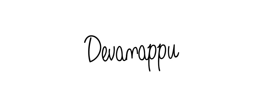 How to make Devanappu signature? Angelique-Rose-font-FFP is a professional autograph style. Create handwritten signature for Devanappu name. Devanappu signature style 5 images and pictures png